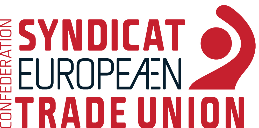 Logo des Europäischen Gewerkschaftsbund. ETUC für European Trade Union Confederation
