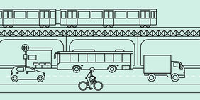 Bahn, Auto, Bus, Fahrrad: Wie sieht der Verkehr der Zukunft aus?