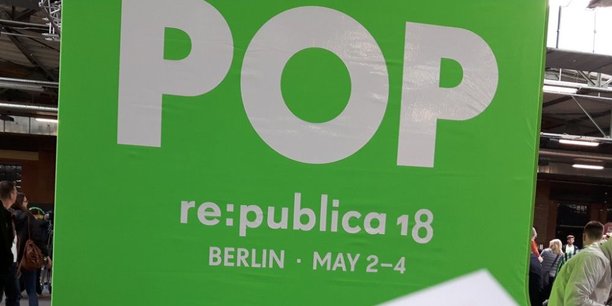 Logo mit Motto "POP - Power Of People" der re:publica 2018