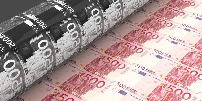 500-Euro-Scheine werden gedruckt