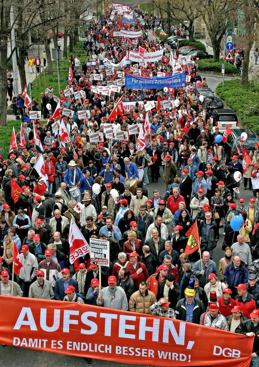 Europaeischer Aktionstag gegen Sozialabbau