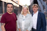 Ali Bicer, Ines Kellinghusen und Carsten Schmela von der Schwerbehindertenvertretung (SBV) der Körber Technologies GmbH