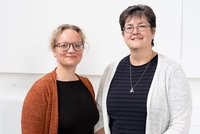 Anke Jankowski und Mandy Wilop-Kossmann vom Betriebsrat der Arkema GmbH