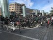 Viele geparkte Fahrräder in der Innenstadt