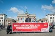 DGB-Aktion "Rente - Kurswechsel jetzt" vor dem Brandenburger Tor
