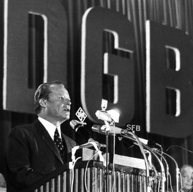 DGB Kongress 1971 Willy Brandt